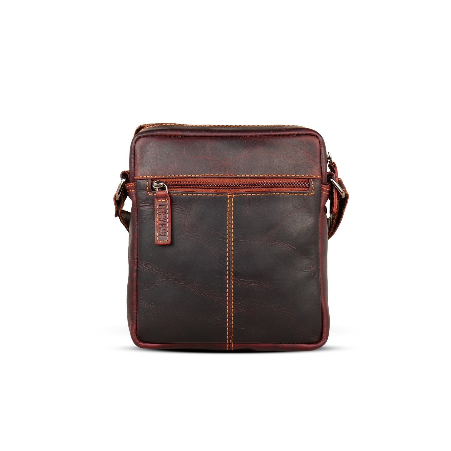 FERRY MAN Leather Sling  Bag 022-1012