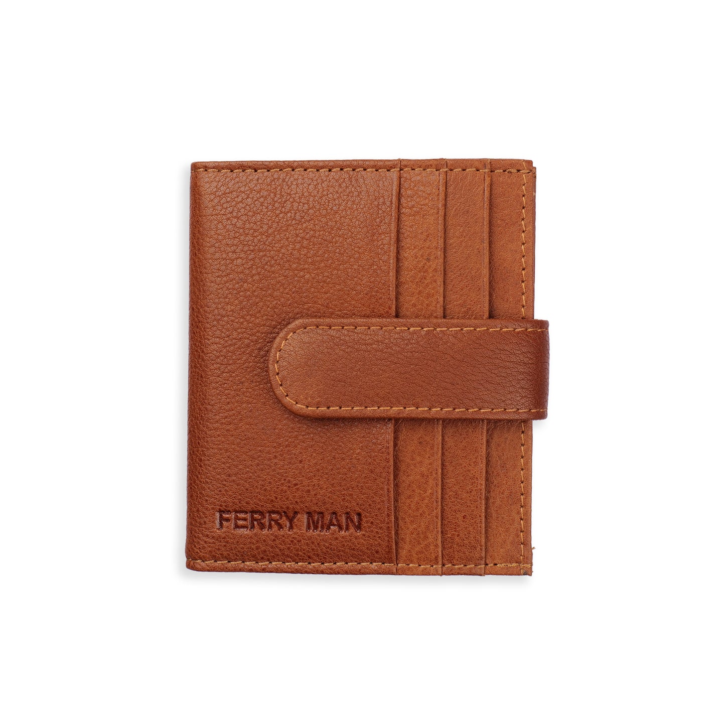 Ferryman leather wallet 01072 Tan