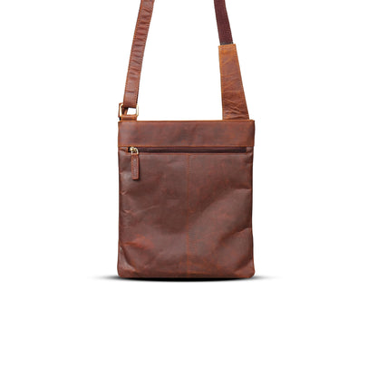 FERRY MAN Leather Sling Bag 022-QB07