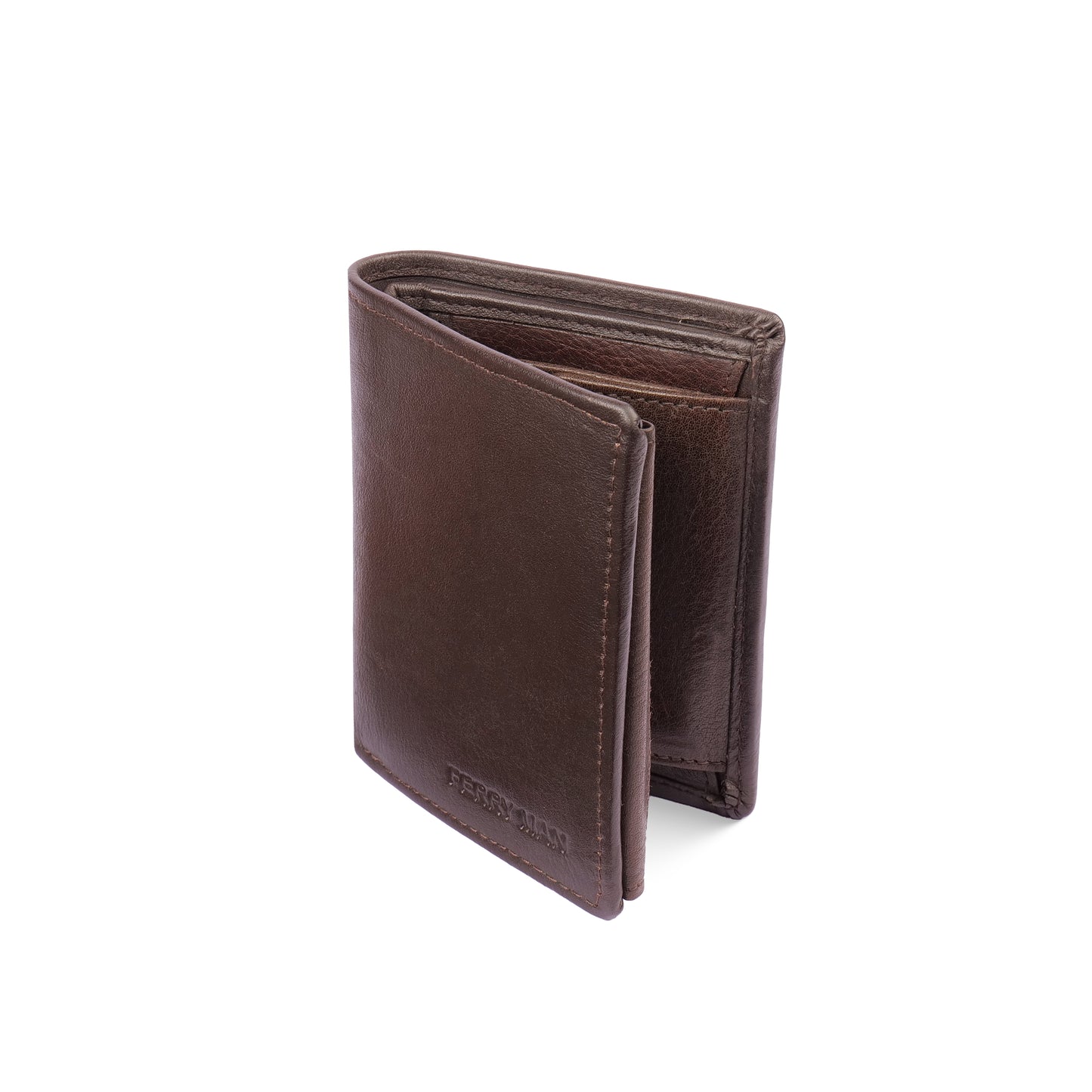 Ferryman leather wallet A8827 Brown