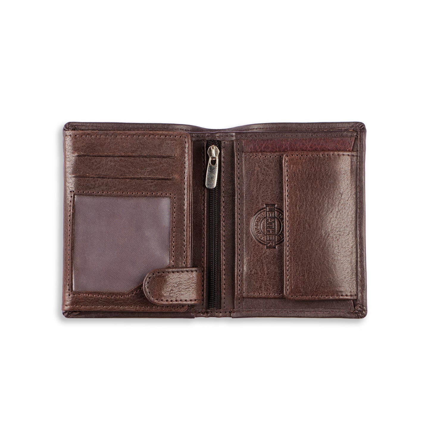 Ferryman leather wallet A8827 Brown